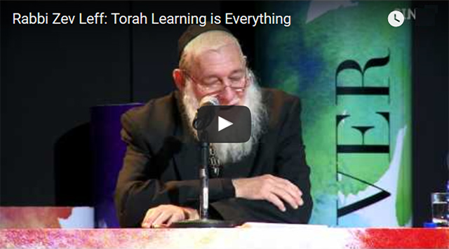 Rav Zev Leff on Torah Study