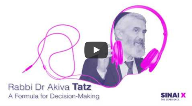 Decision Making Rabbi Tatz